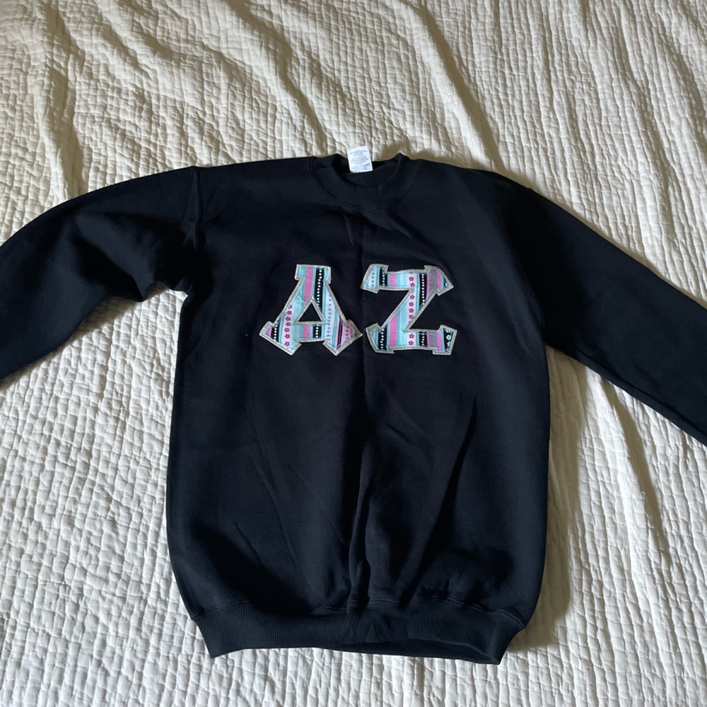Custom DZ (Delta Zeta) Sweatshirt, Like New Condition, Size Small